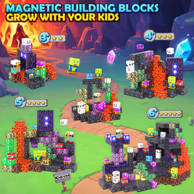 Kidiyee magnetic blocks support hands-on STEM learning through construction.
