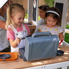 KidKraft Lantana Lane flap door adds whimsical access for pretend play