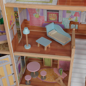 KidKraft Majestic Mansion attic nursery cradle creates cozy quiet-time scenes