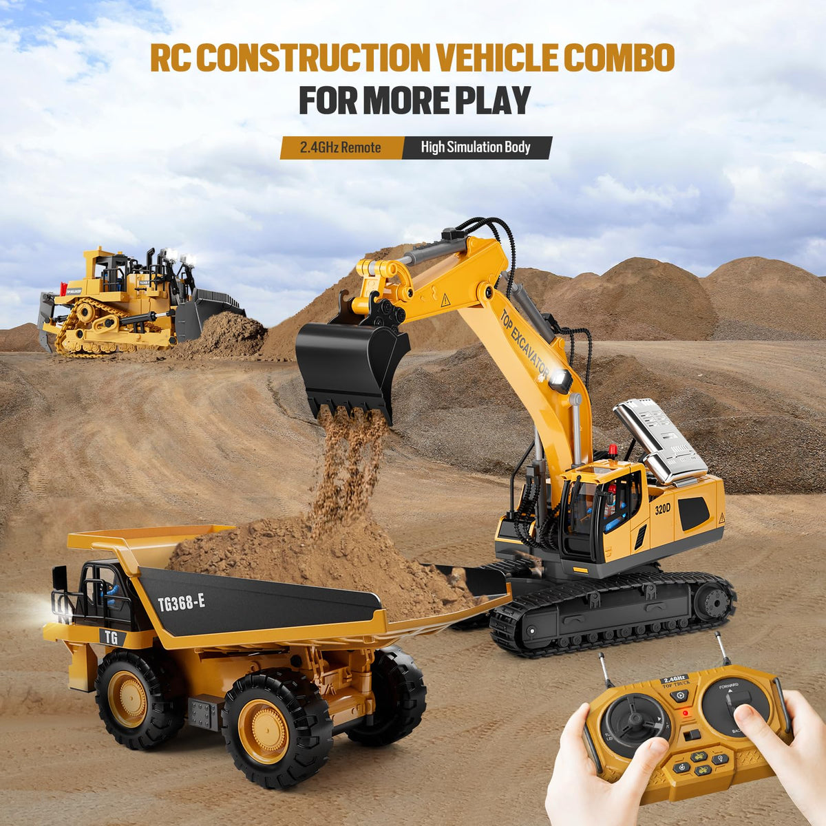 KIDMARKT 360-degree rotation and 680-degree cab swing enable full maneuverability.