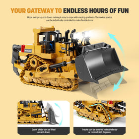 KIDMARKT bulldozer lights and sounds enhance immersion