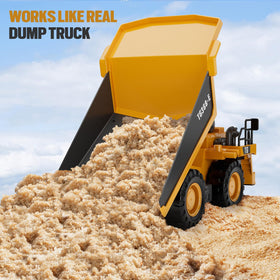 KIDMARKT RC Dump Truck demo mode offers an easy feature showcase option