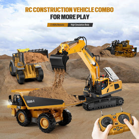 KIDMARKT wheel loader versatile for indoor and outdoor play