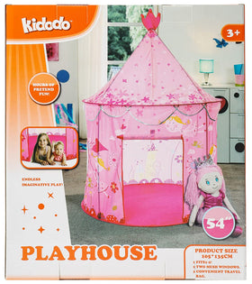 Kidodo Play Tent offers convenient storage for toys and books.