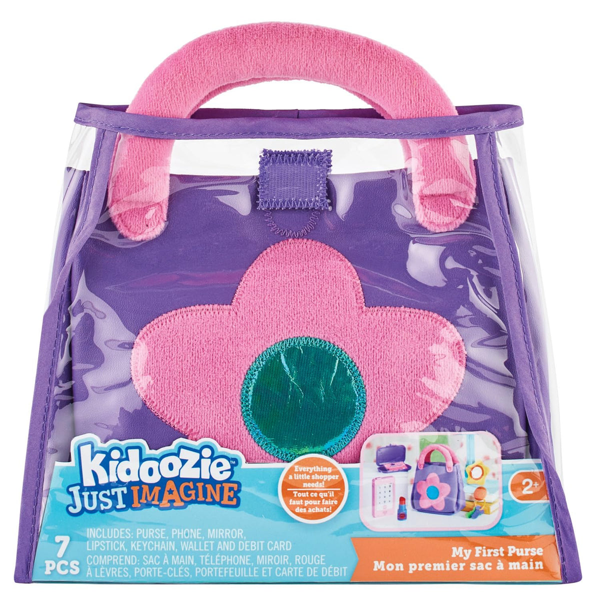 Kidoozie My First Purse lipstick and mirror encourage self-expression during play.