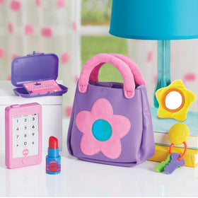 Kidoozie My First Purse on-the-go accessories support creative storytelling.