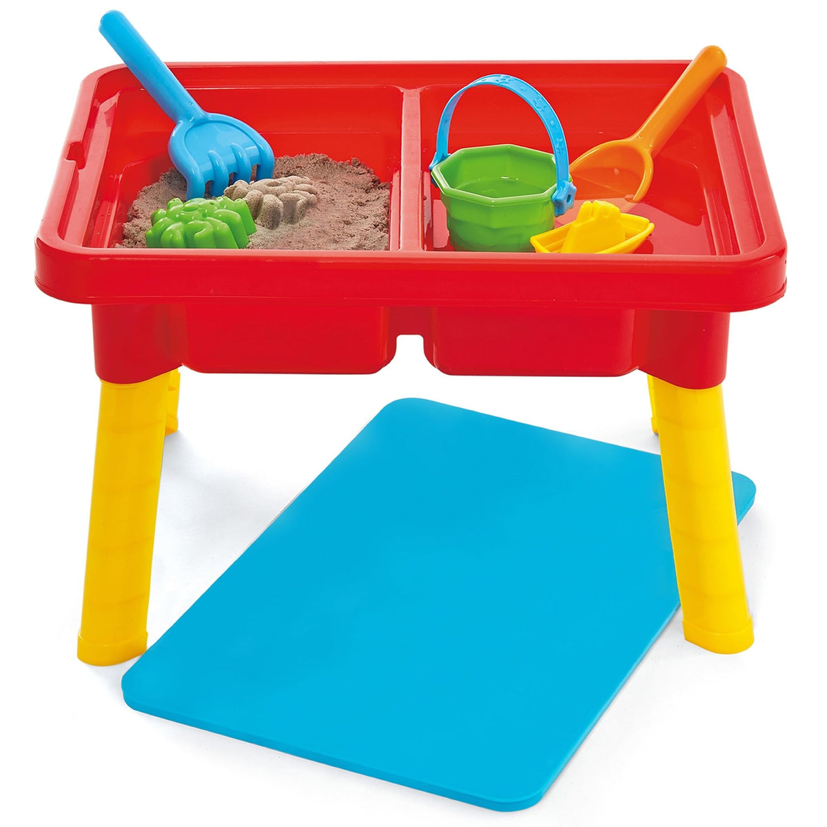 Kidoozie Sand 'n Splash table with lid for easy backyard beach play.