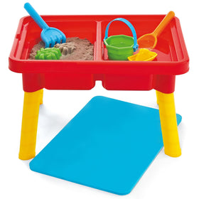 Kidoozie Sand 'n Splash table with lid for easy backyard beach play.