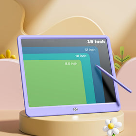 Close-up of erase and lock on Kidopire tablet protects artwork during use.