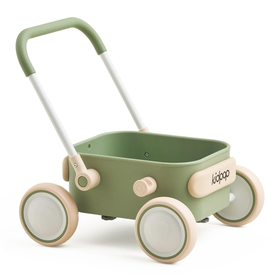 kidpop PULA walker front view for safe early mobility at home