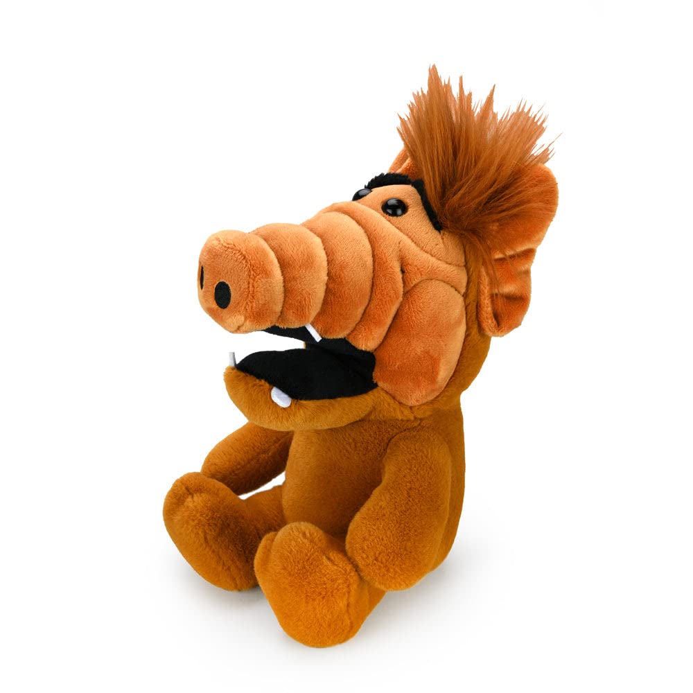 Kidrobot ALF plush close-up face detail highlights soft fur.