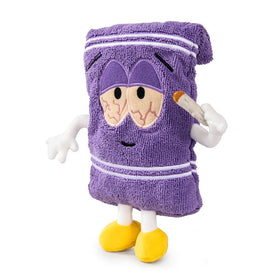 Kidrobot Towelie plush close-up fabric texture and detailing