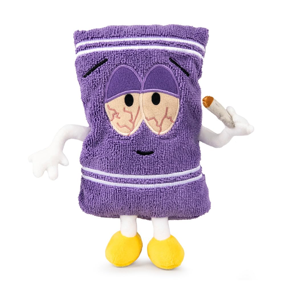 Kidrobot South Park Stoned Towelie 10-Inch Plush full display view