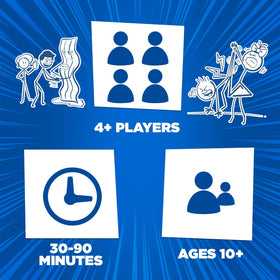 Kids Against Maturity family game night in action with kids and adults