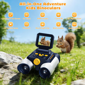 Kids Borescope binoculars with 2-4 inch IPS screen for easy viewing.