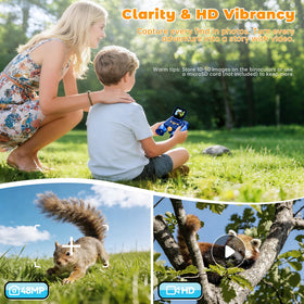 Kids Borescope binoculars FHD video playback on screen