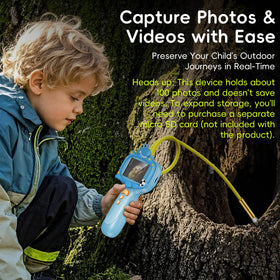 Kids Borescope camera toy night-vision LEDs illuminate hidden details.