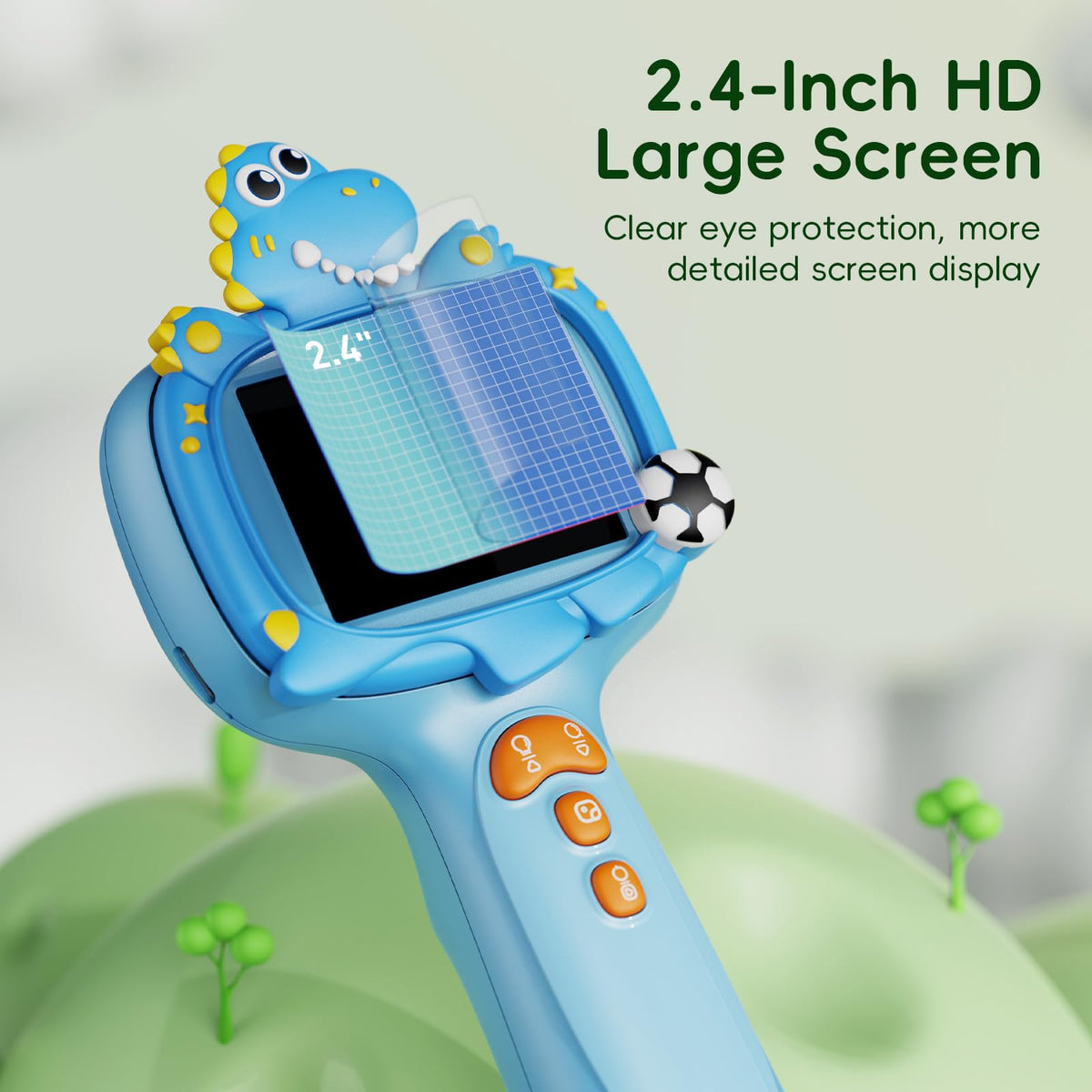 Kids Borescope camera toy captures photos and videos of discoveries.