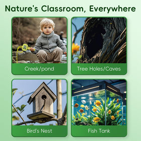 Kids Borescope outdoor exploration setup boosts hands-on curiosity during adventures.