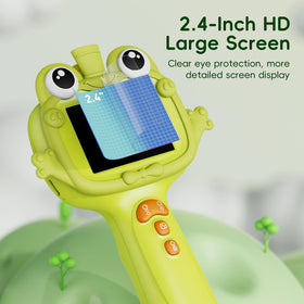 Kids Borescope waterproof IP67 lens handles pond adventures with splash-proof durability.