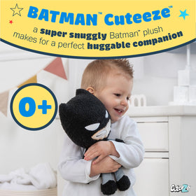 Batman Cuteeze crinkle legs plush encourages tactile play and exploration.
