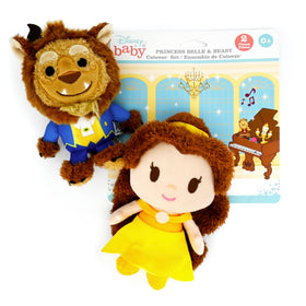 Kids Preferred Belle and Beast Cuteeze plush set for cuddle-friendly playtime