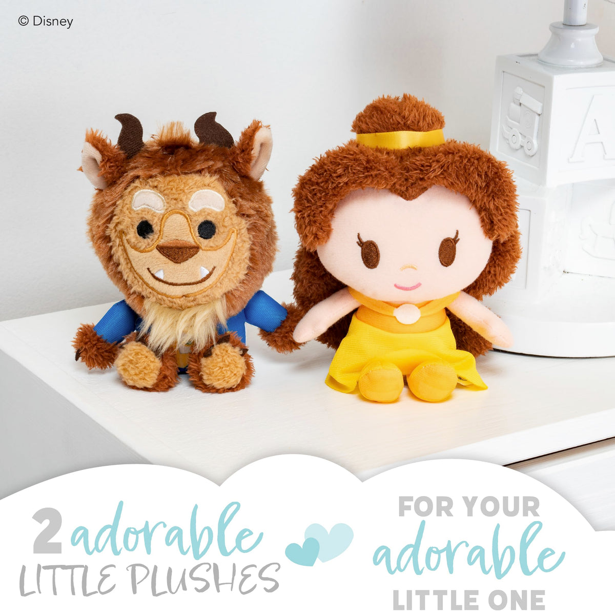 Kids Preferred Belle Cuteeze plush with embroidery details for lasting charm