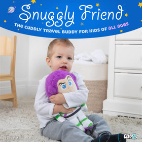 Kids Preferred Buzz Lightyear plush texture close-up showing ultra-soft fabric.