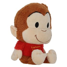 Kids Preferred Curious George Cuteeze plush face offers cuddly comfort for playtime and bedtime.