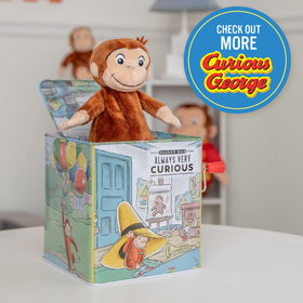 Kids Preferred Curious George Jack-in-The-Box durable metal base supports long-lasting fun