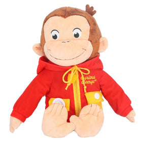 Kids Preferred Curious George plush with a friendly smile, perfect to spark imaginative play.