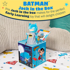 Kids Preferred Batman box shows DC Friends artwork on a colorful display