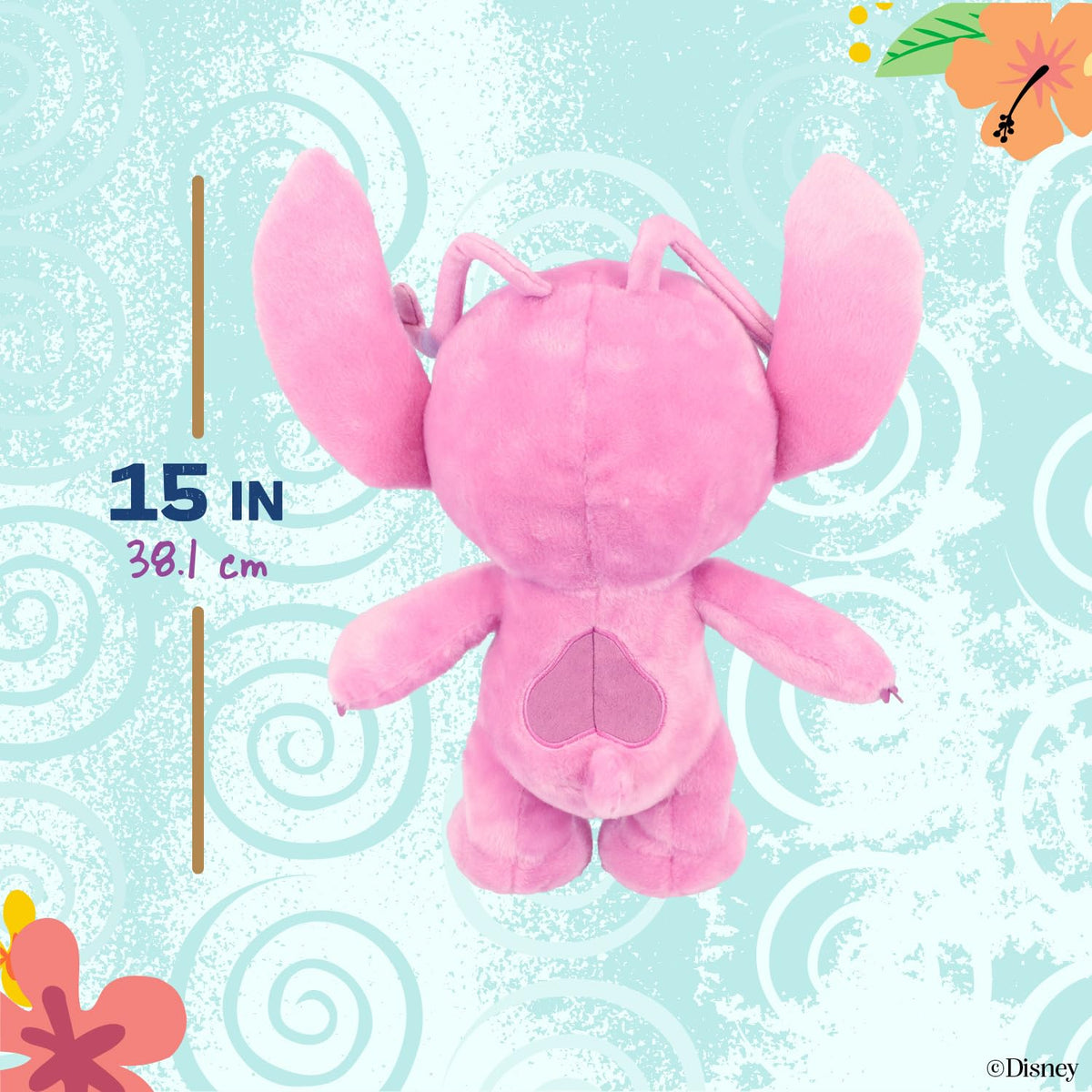 Kids Preferred Disney Angel plush displayed on a bedside shelf as decorative presence