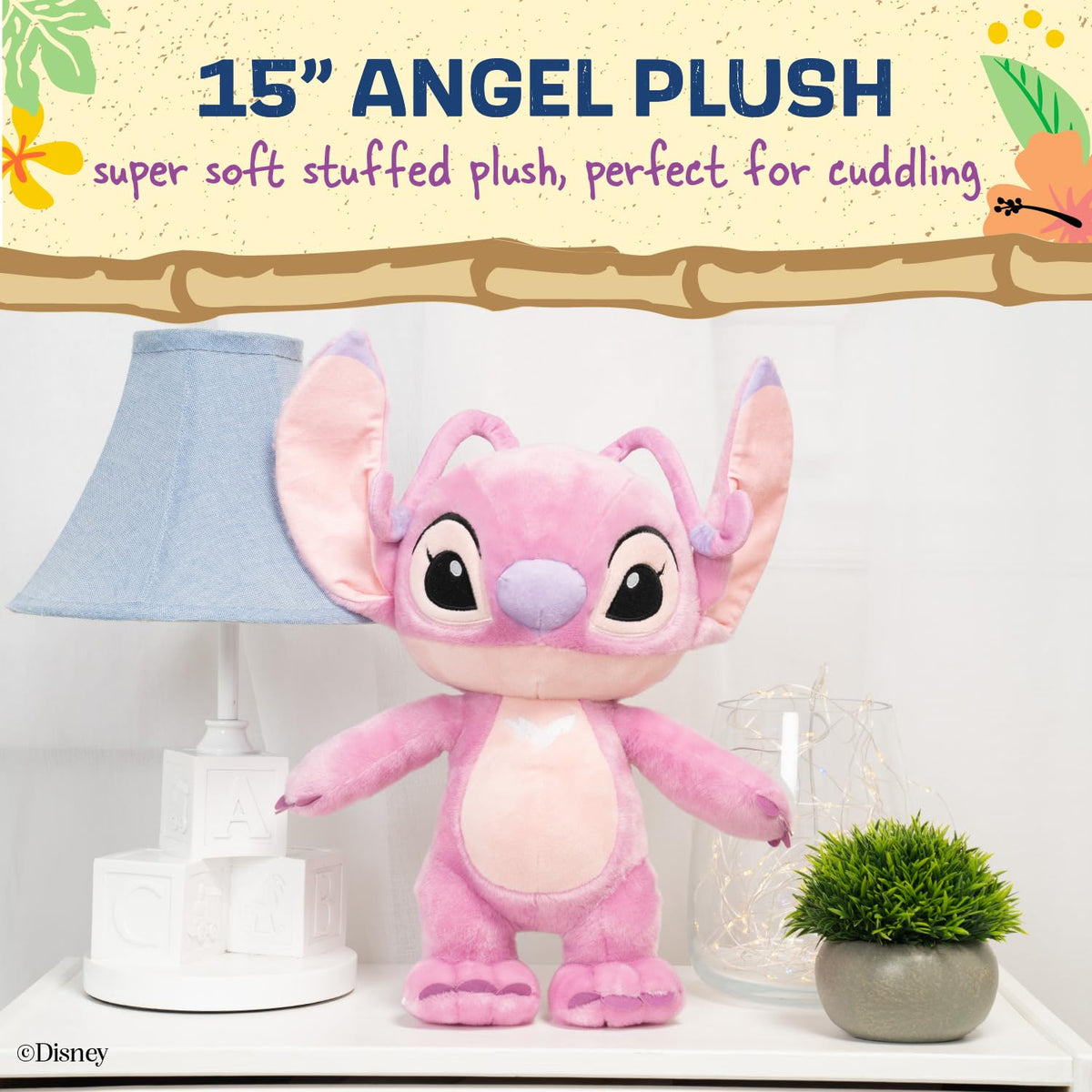 Kids Preferred Disney Angel plush feet crinkle closeup highlighting sensory texture for engagement