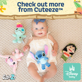 Stitch bean-filled body detail adds comforting weight for hugs