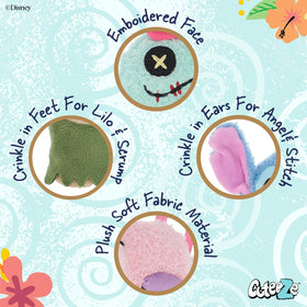 Stitch plush from the Cuteeze set with embroidered details for lasting charm.