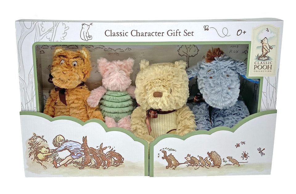 Kids Preferred Pooh plush for cuddly playtime and bedtime comfort.