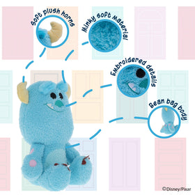 KIDS PREFERRED Sully Cuteeze plush with bean-filled body for comforting weight.