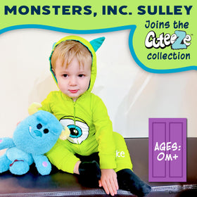KIDS PREFERRED Sully Cuteeze with embroidery details for durable, charming character.
