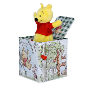 KIDS PREFERRED Winnie the Pooh jack-in-the-box front view invites a cheerful peek