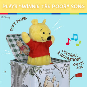 KIDS PREFERRED Winnie the Pooh jack-in-the-box pop up moment excites cause and effect play