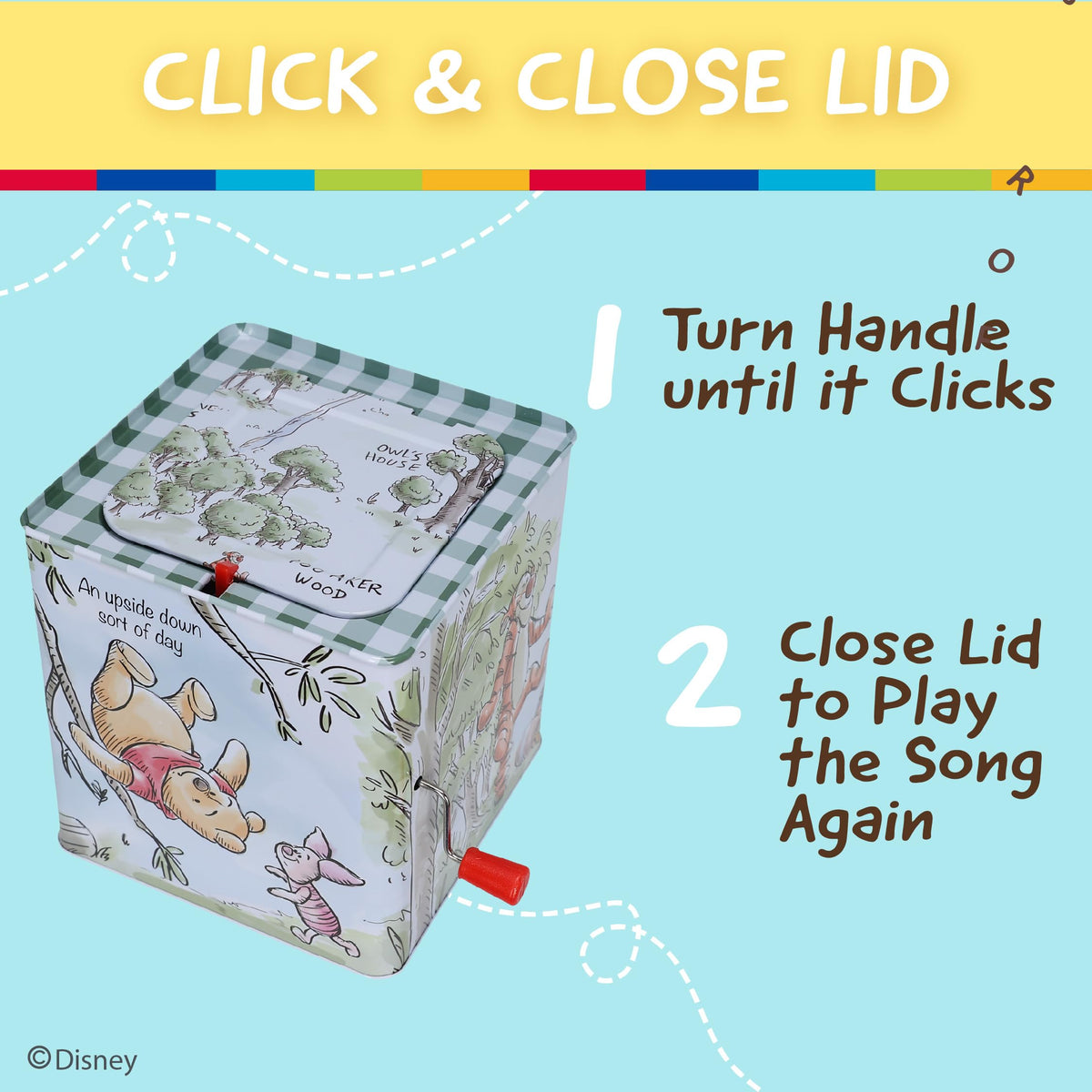 KIDS PREFERRED Winnie the Pooh jack-in-the-box character art sparks imagination