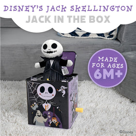 Kids Preferred Jack Skellington plush pops up with familiar tune for toddlers.