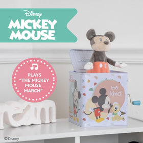 Kids Preferred Disney Mickey pop-up action promotes cause-and-effect play for toddlers.
