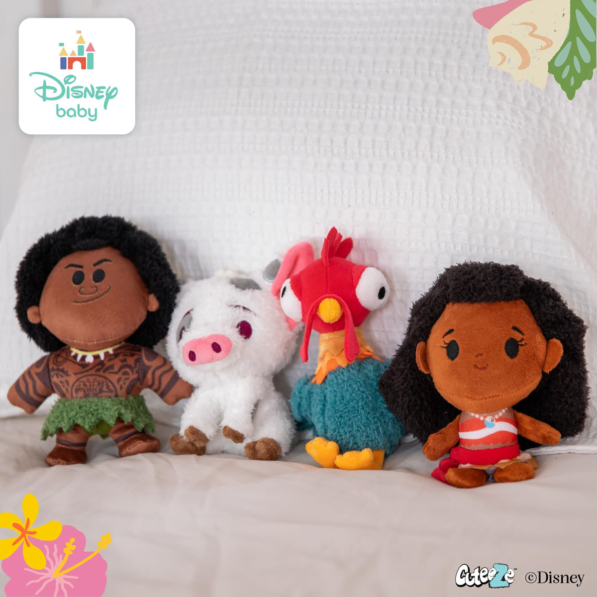 Travel friendly Moana Cuteeze set packaging for easy portability