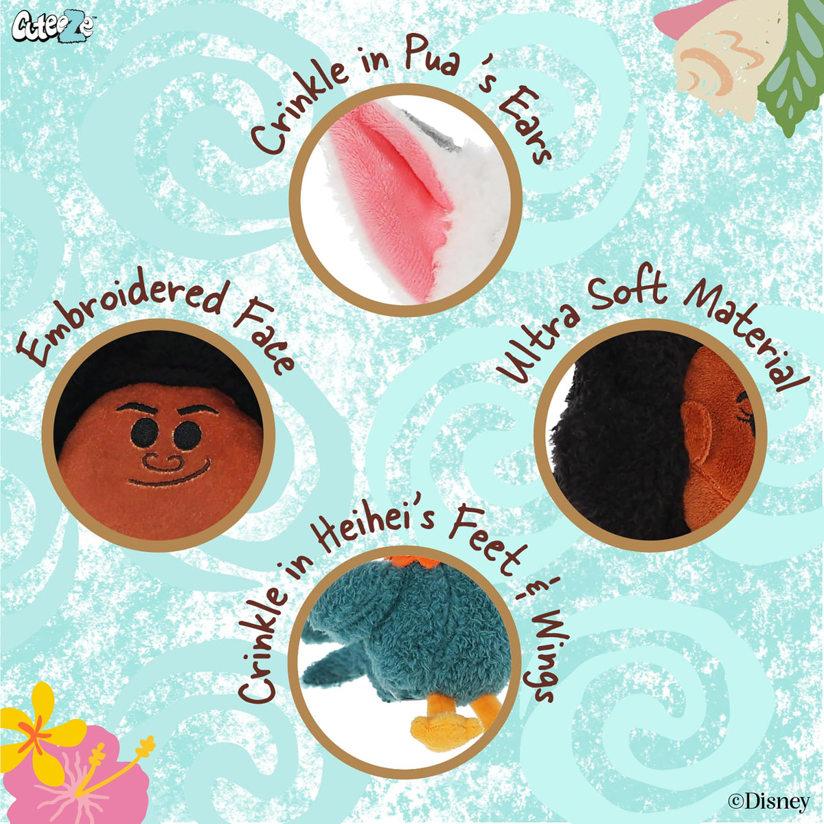 Maui plush by Kids Preferred ready for storytelling adventures on car trips