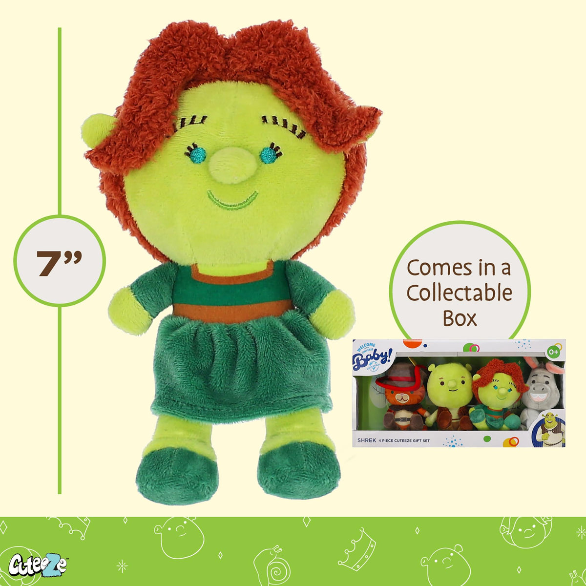 Donkey 6-inch Cuteeze plush delivering playful companionship.