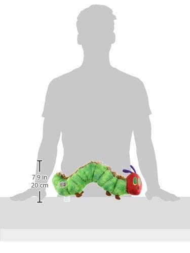Kids Preferred caterpillar plush close-up shows soft details and colorful characters.