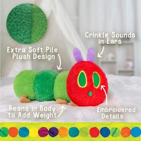 Eric Carle Cuteeze ultra-soft texture for cozy playtime and naps.