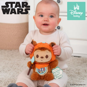 Kids Preferred Ewok On-the-Go nine-inch toy is travel-friendly and easy to clip.